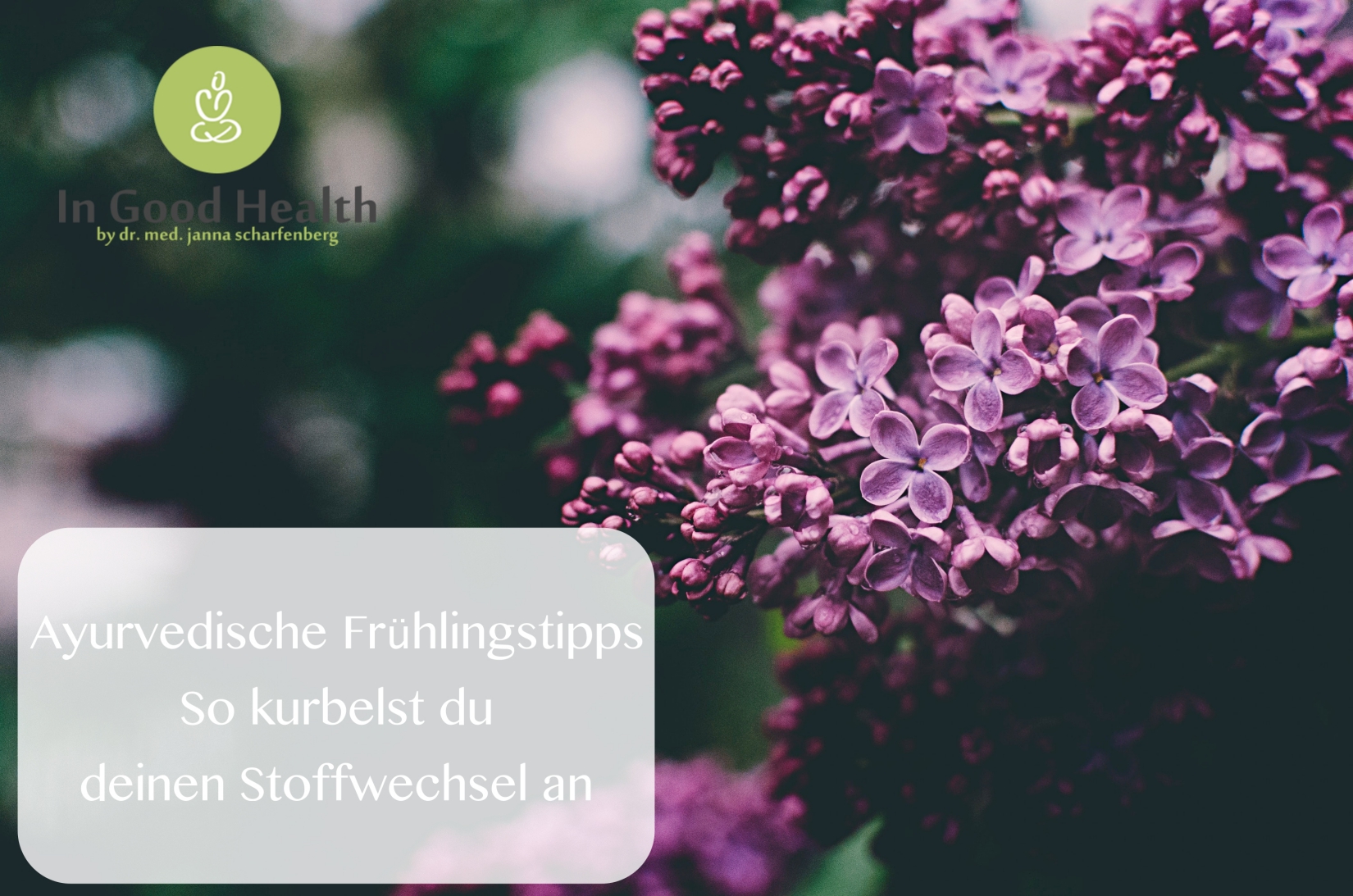 Ayurvedische Frühlingstipps - so kurbelst du deinen Stoffwechsel an