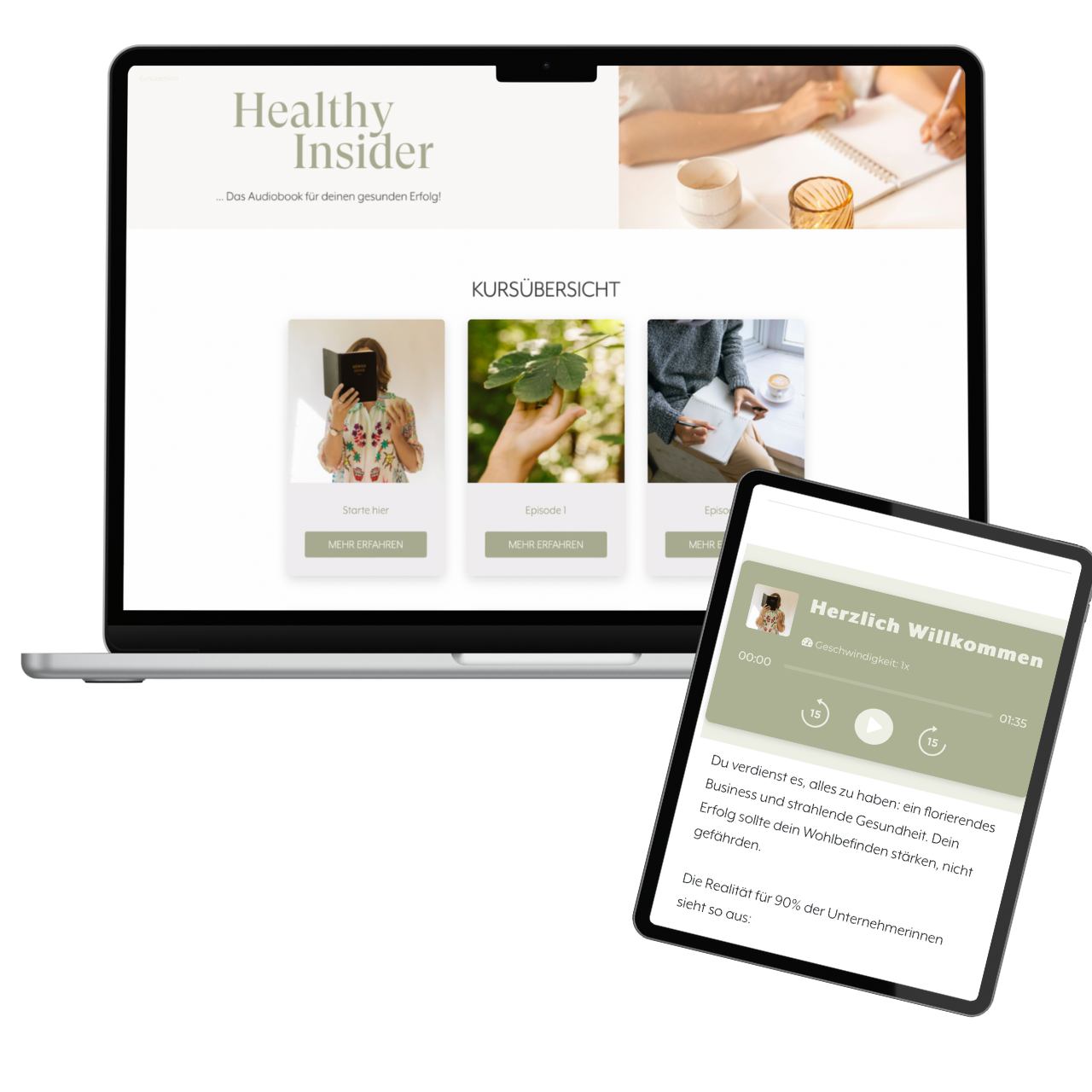 Mockup Healthy Insider Audiobook